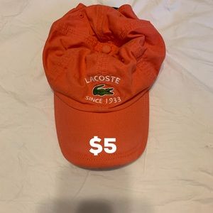 Lacoste baseball hat